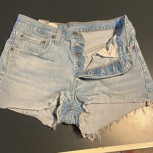 Levi’s high rise short- size W30 - one small stain on back (shown in picture)